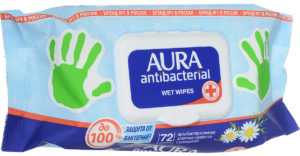 zvolte antibakteriální ubrousky bod 2