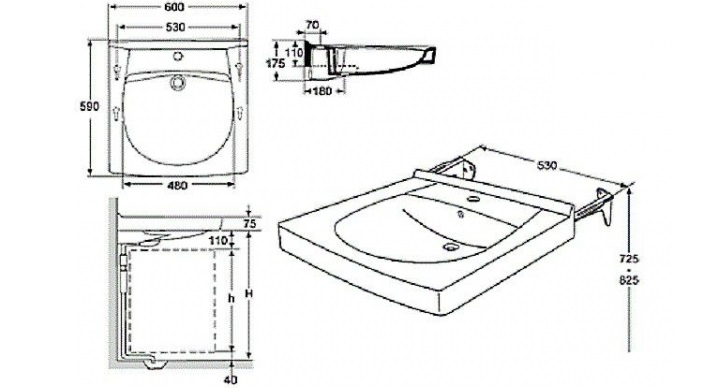 sink installation diagram