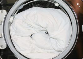 How to put a large blanket in the washing machine