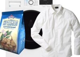 How to properly starch a shirt in the washing machine