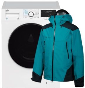 Com rentar una jaqueta feta de teixit de membrana en una rentadora?