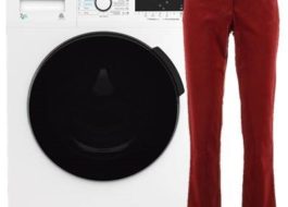Washing corduroy trousers in the washing machine