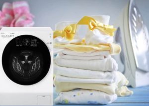 Как да перете пелени за новородени в пералня?