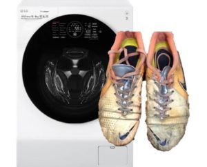 Vai futbola apavus var mazgāt veļas mašīnā?