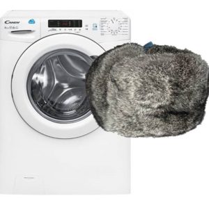 A pele de coelho pode ser lavada na máquina de lavar?
