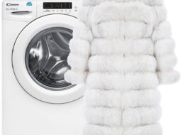 Is it possible to wash a natural fur coat in a washing machine?