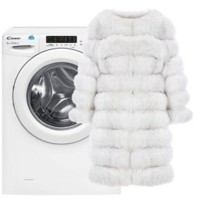 Có thể giặt áo khoác lông thật trong máy giặt không?