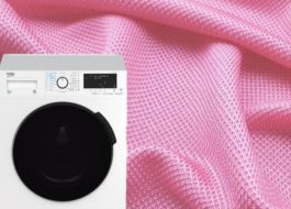 Trikotažo skalbimas skalbimo mašinoje