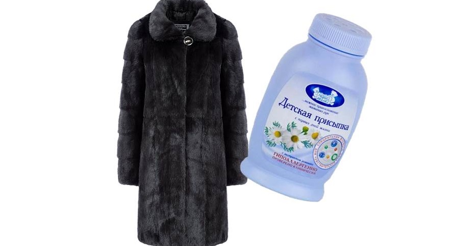 χρησιμοποιήστε βρεφική πούδρα για να καθαρίσετε το γούνινο παλτό σας