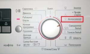 Intenzív mosás Bosch mosógépben