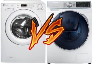 Máy giặt nào tốt hơn: Kandy hay Samsung?