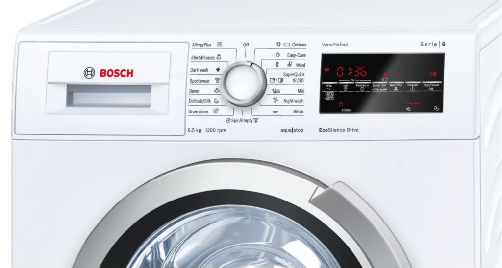 Bosch veļas mašīnas dizains