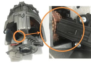 Αντικατάσταση βουρτσών κινητήρα σε πλυντήριο ρούχων Electrolux