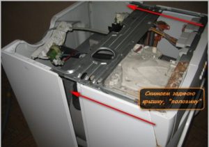 Wie entferne ich die Rückwand einer Zanussi-Waschmaschine?
