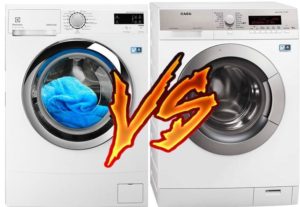 Коя пералня е по-добра: AEG или Electrolux?