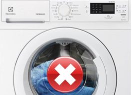 Máy giặt Electrolux không giặt