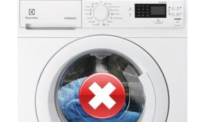 Electrolux washing machine does not wash