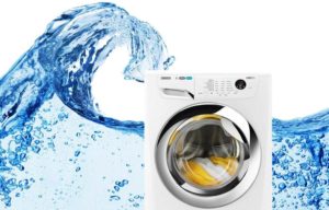 מכונת הכביסה Zanussi מתמלאת במים ומתנקזת מיד