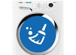 Rengjøring av en Zanussi vaskemaskin