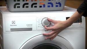 Сервизен режим на пералня Electrolux
