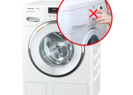 „Miele“ skalbimo mašina neįsijungia