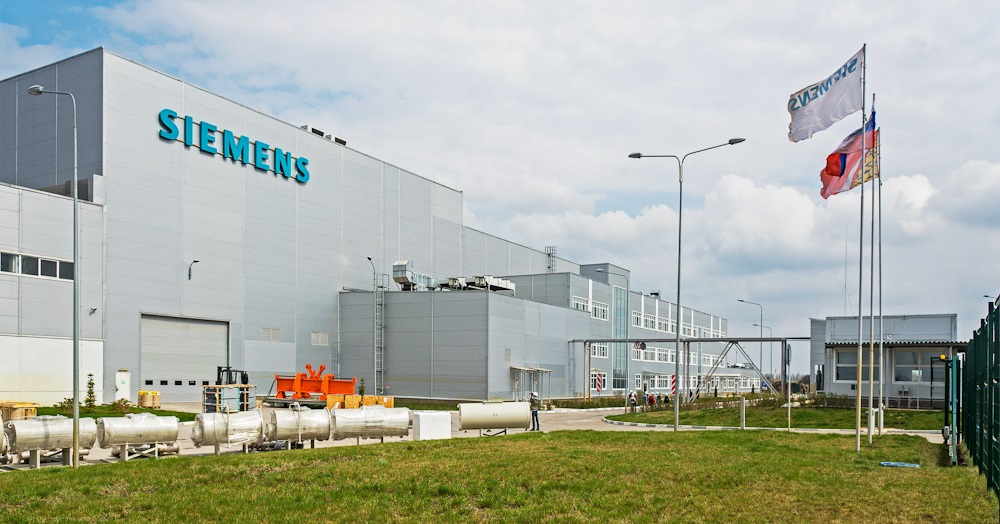 Siemens har produktionsfaciliteter i forskellige lande
