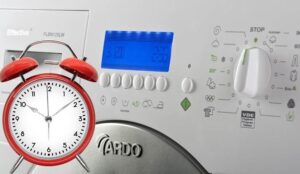 Berapa lama masa yang diperlukan untuk mencuci dalam mesin basuh Ardo?