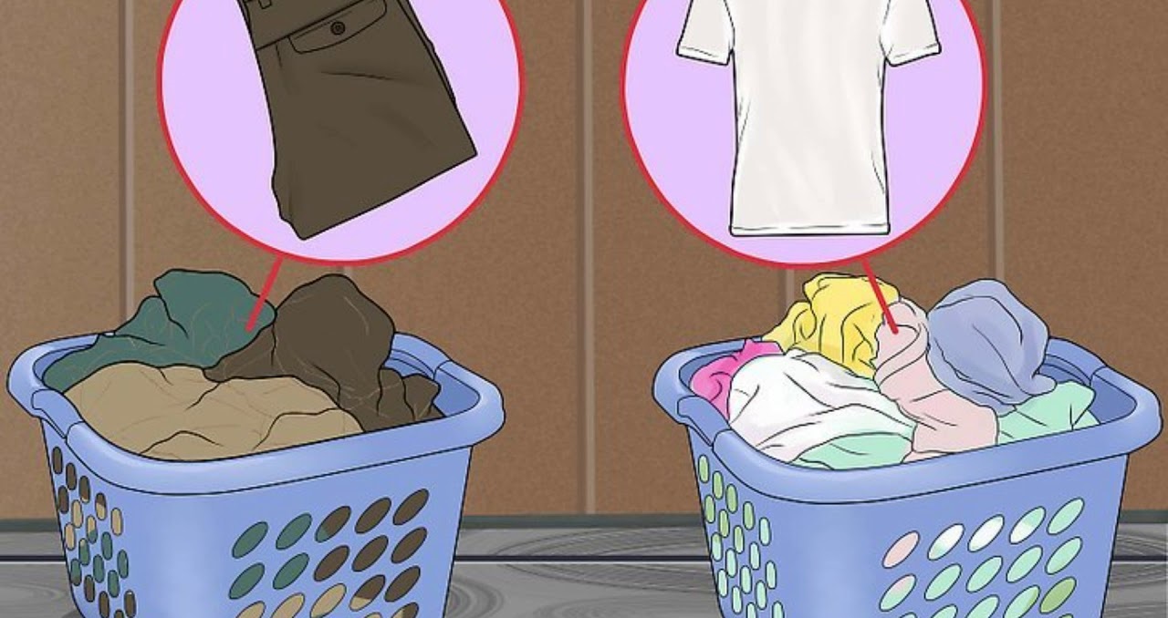 sortați rufele înainte de spălare