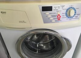Einschalten der Hansa-Waschmaschine