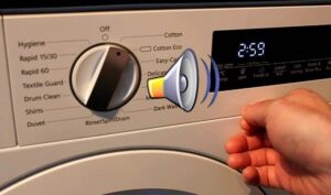 Como desligar o bipe de uma máquina de lavar Siemens?