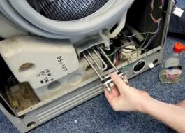 Cómo cambiar el elemento calefactor en una lavadora Vestel
