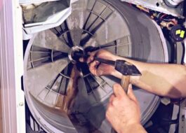 Cara menukar bearing dalam mesin basuh Gorenje
