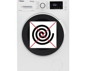 A máquina de lavar roupa Hansa não gira
