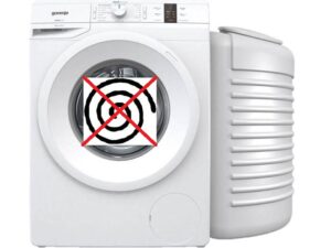 A rotação da máquina de lavar Gorenje não funciona