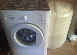 Gennemgang af Gorenje vaskemaskine til landdistrikter