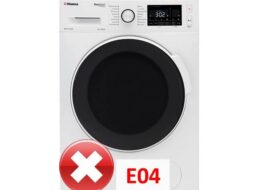 Errore E04 nella lavatrice Hansa