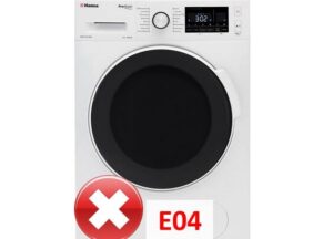 Eroare E04 la mașina de spălat Hansa