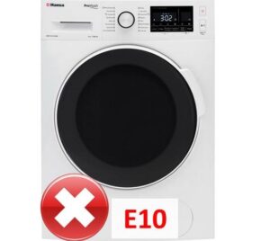 Eroare E10 la mașina de spălat Hansa