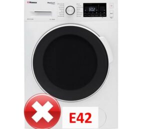 Eroare E42 la mașina de spălat Hansa