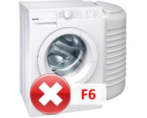 Error F6 a la rentadora Gorenje