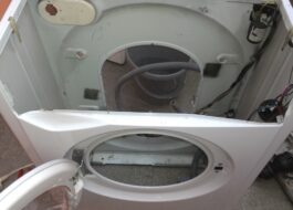 Desmontando a máquina de lavar Vestel