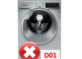 Брандт машина за прање веша приказује грешку Д01