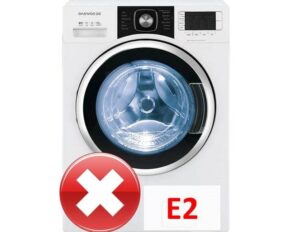 Mașina de spălat Daewoo afișează eroarea E2