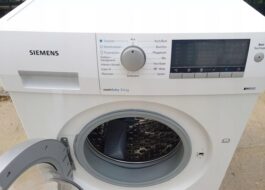 Máquina de lavar Siemens não liga