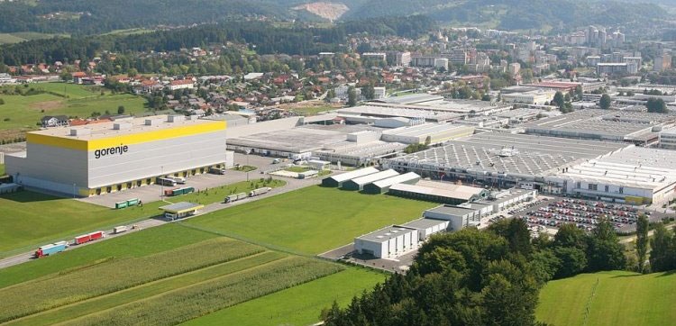 usine où est fabriqué SM Gorenje en Slovénie