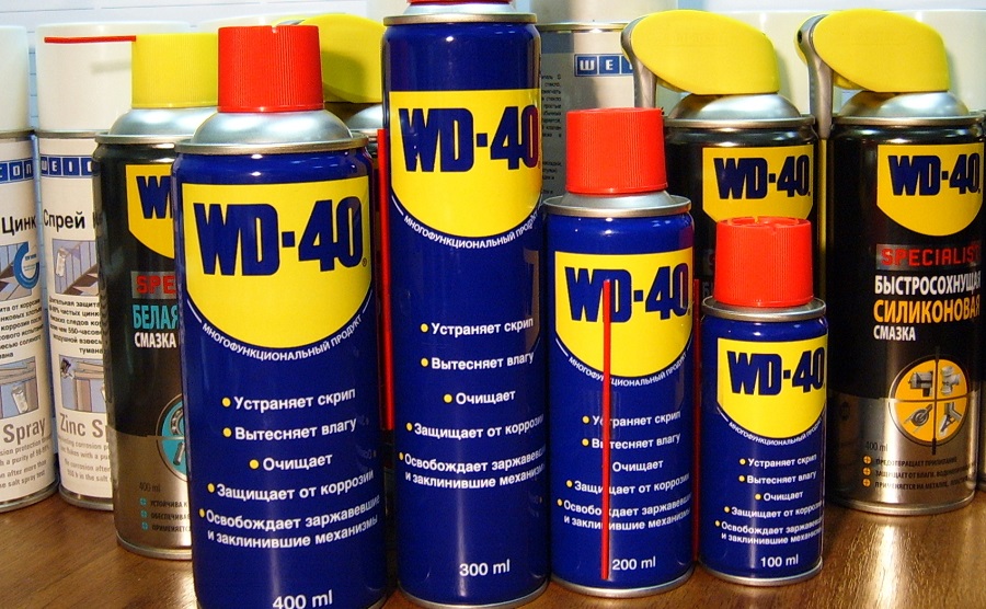 préparer le lubrifiant WD-40
