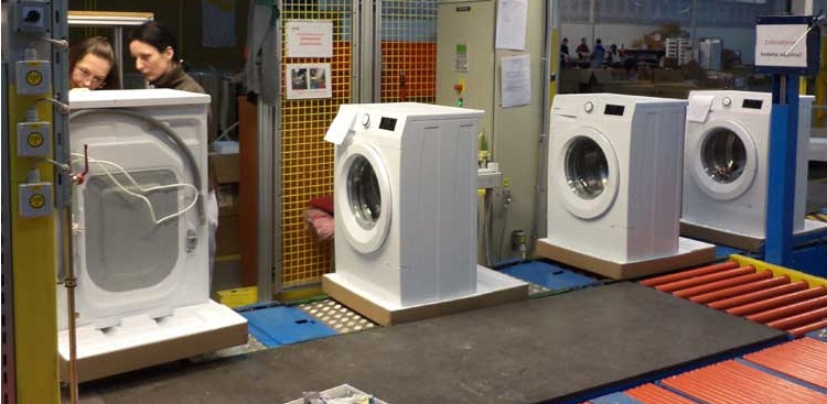 Herstellung von Waschmaschinen Gorenje in Serbien