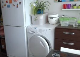 Vai ir iespējams uzstādīt veļas mašīnu pie ledusskapja?