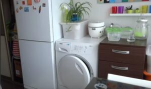 Er det mulig å installere en vaskemaskin ved siden av et kjøleskap?