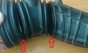 How to seal the rubber pipe of a washing machine?